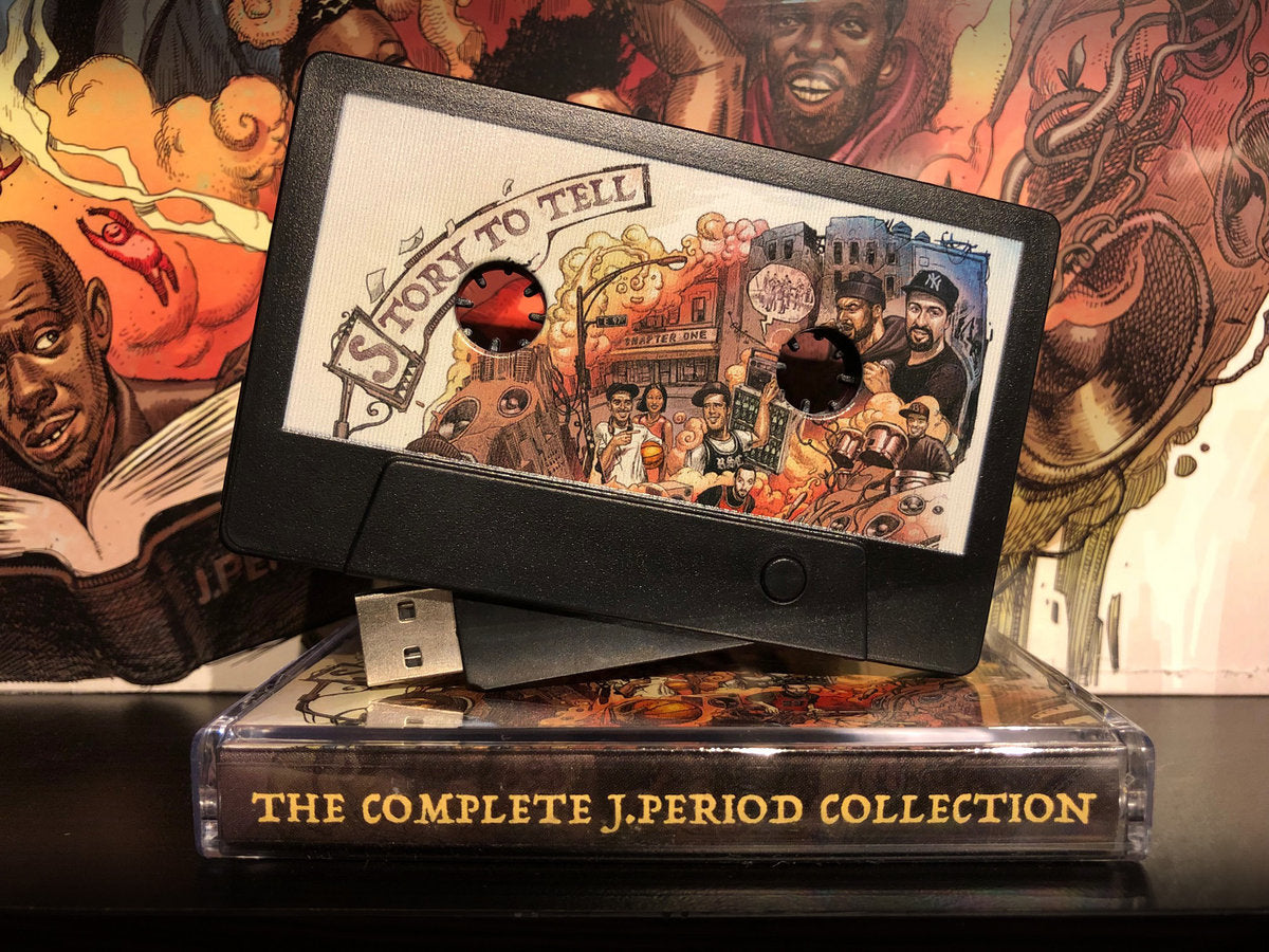 J.PERIOD Complete Collection USB Mixtape - Classic Hip Hop Music Compilation for DJs, Collectors & Music Lovers - Perfect for Parties, Car Rides & Home Listening