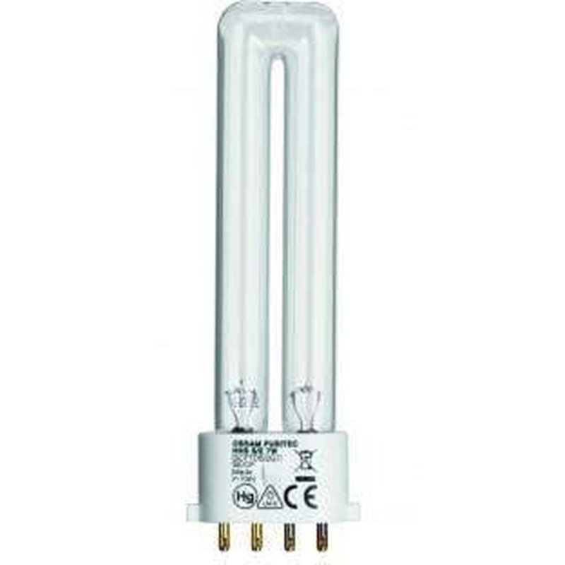 Eheim ClearUVC Glow UVC Globe 7w 4100010 - Premium Aquarium UV Sterilizer for Fish Tank Water Clarification & Algae Control - Ideal for Freshwater & Saltwater Tanks