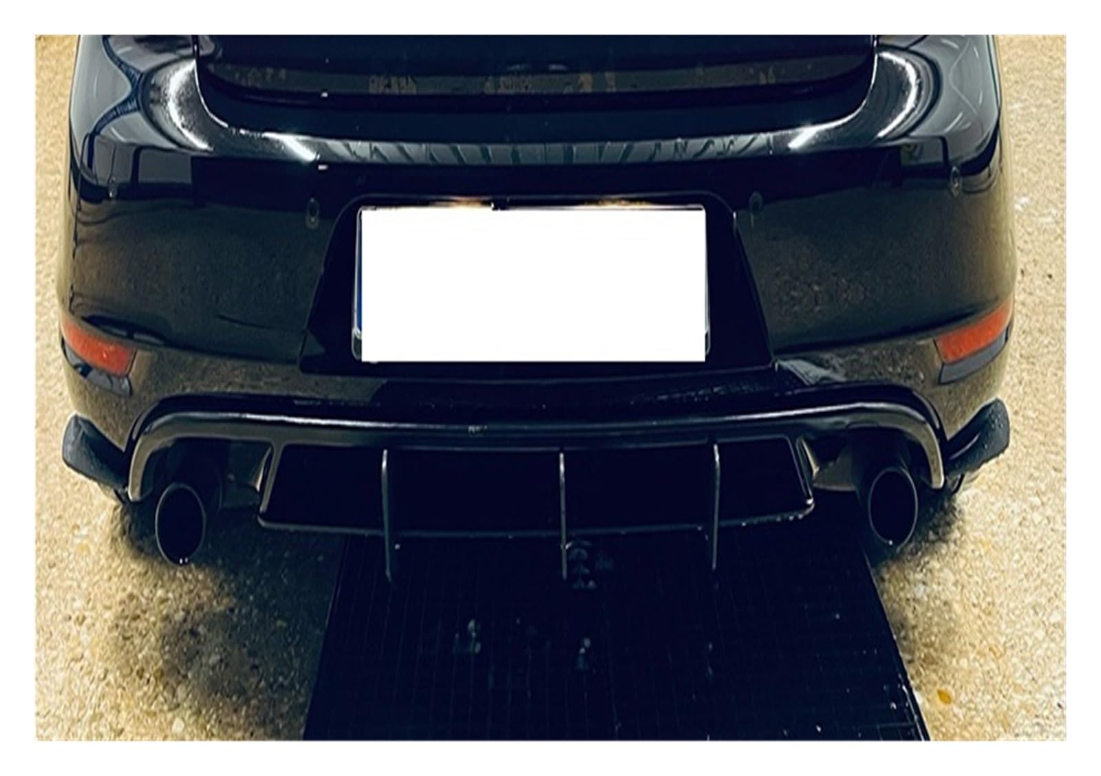 VW Golf MK6 GTI TDI Rear Bumper Lip Diffuser Spoiler (2009-2013) - Perfect Fit for TSI & TDI Models - Enhance Style & Aerodynamics for Street & Track Racing