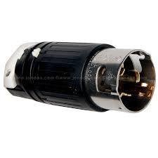 HUBBELL HBL8165C / CS8165C 50A 480V 3 Phase Male Plug - Heavy Duty Industrial Power Connector for Machinery, Equipment & Commercial Use