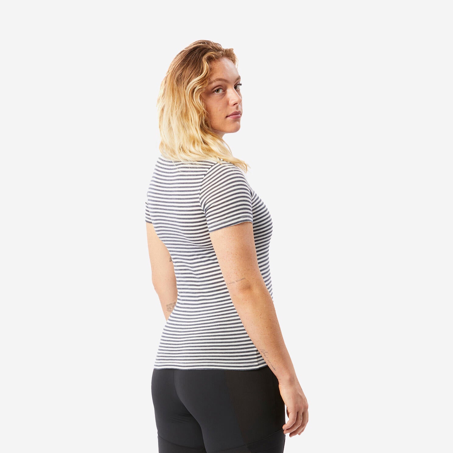 Simond Women's Travel 500 Merino Wool T-Shirt - Lightweight Breathable Base Layer for Hiking, Camping & Outdoor Adventures