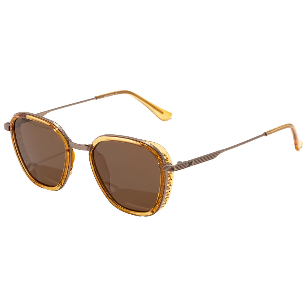 Bernina Polarized Sunglasses for Men & Women - UV400 Protection - Desert Amber Lens - Ideal for Driving, Beach & Outdoor Activities