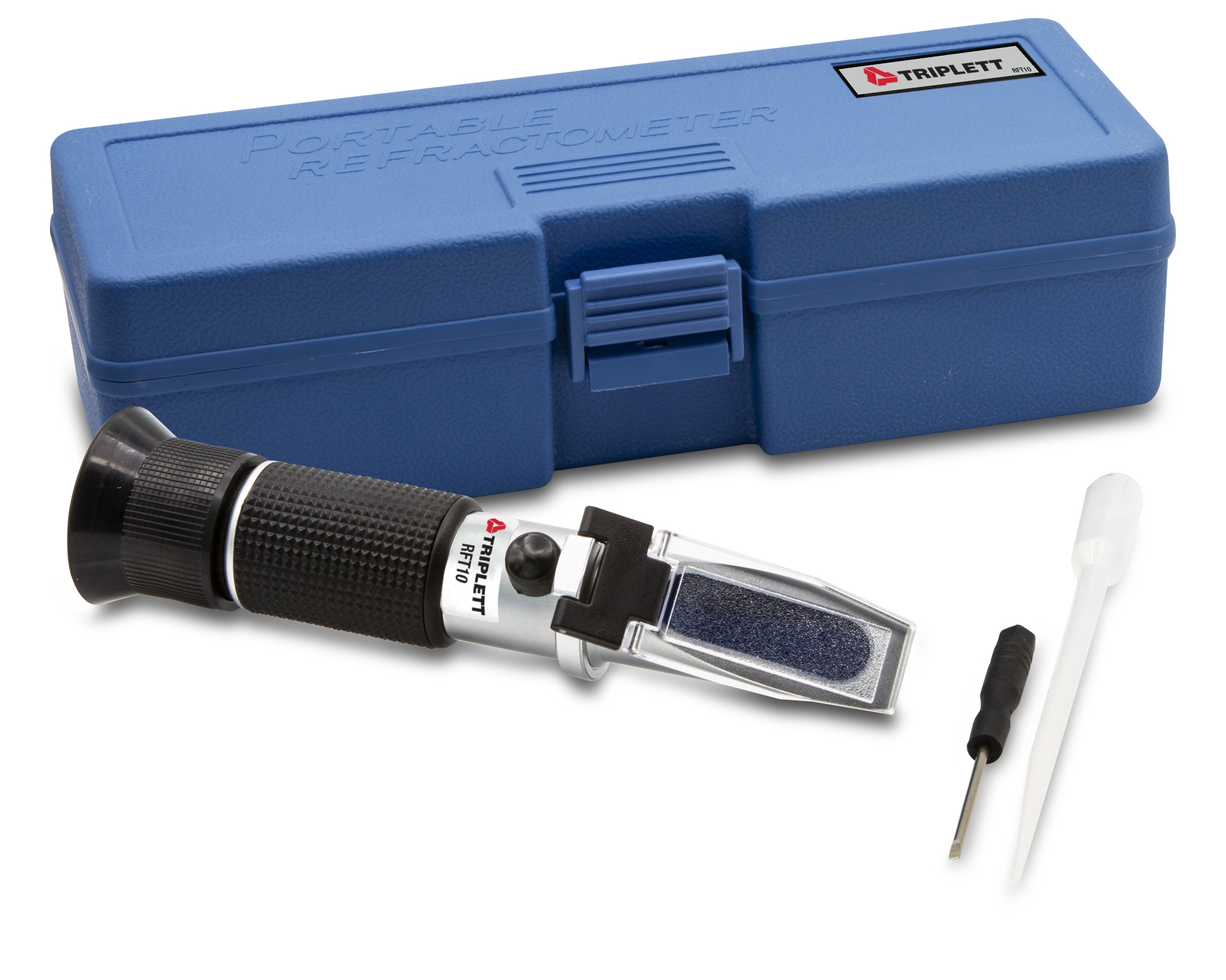 Portable Sucrose Brix Refractometer 0-10% with ATC - Digital Sugar Content Tester for Fruits, Honey & Beverages - Perfect for Home Brewing, Winemaking & Agriculture (RFT10)