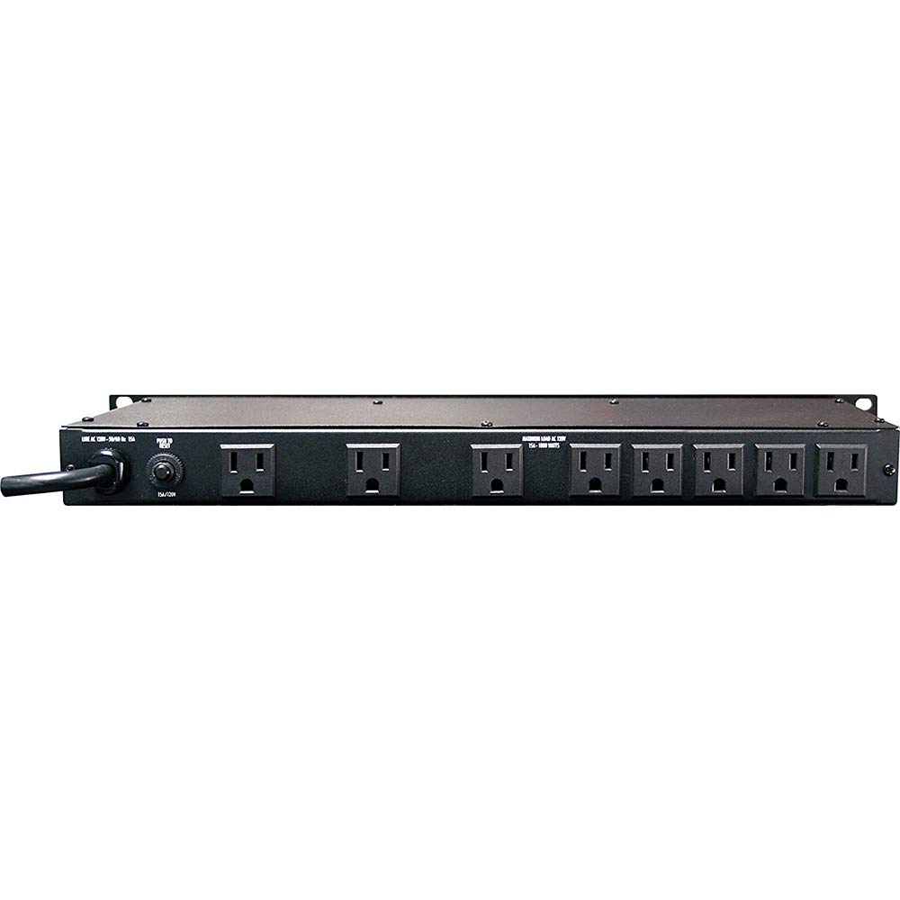 Furman PL-8C Premium Power Conditioner with 2x 18 AWG Black Extension Cables (3ft) - Perfect for Home Theater, Studio Equipment & Electronics Protection