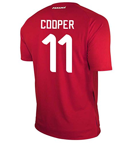 New Balance Cooper #11 Panama Home Soccer Men's Jersey - 2018 FIFA World Cup Russia Official Jersey - Perfect for Soccer Games, Fan Events & Collectors