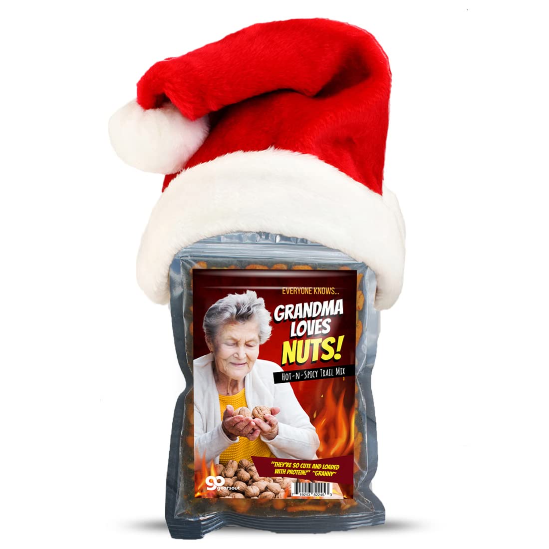 Grandma Loves Nuts Spicy Trail Mix - Premium USA-Made Snack with Chili Flavor - Perfect for Office Snacking, Road Trips & Gift Giving