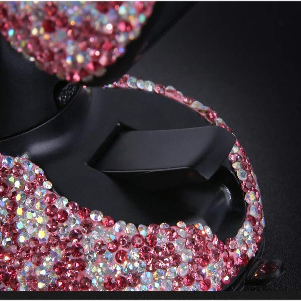 Sparkling Crystal Car Phone Holder - 360° Adjustable Universal Rhinestone Phone Mount for Windshield, Dashboard & Air Vent | Perfect for Driving, Commuting & Road Trips