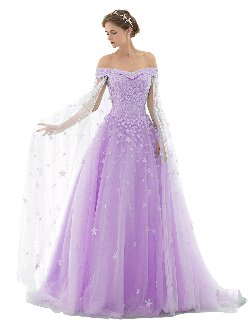 Elegant Cinderella Quinceanera Dress for Women - Puffy Prom Gowns & Wedding Dresses | Perfect for Quinceañeras, Prom Nights, and Fairy-Tale Weddings