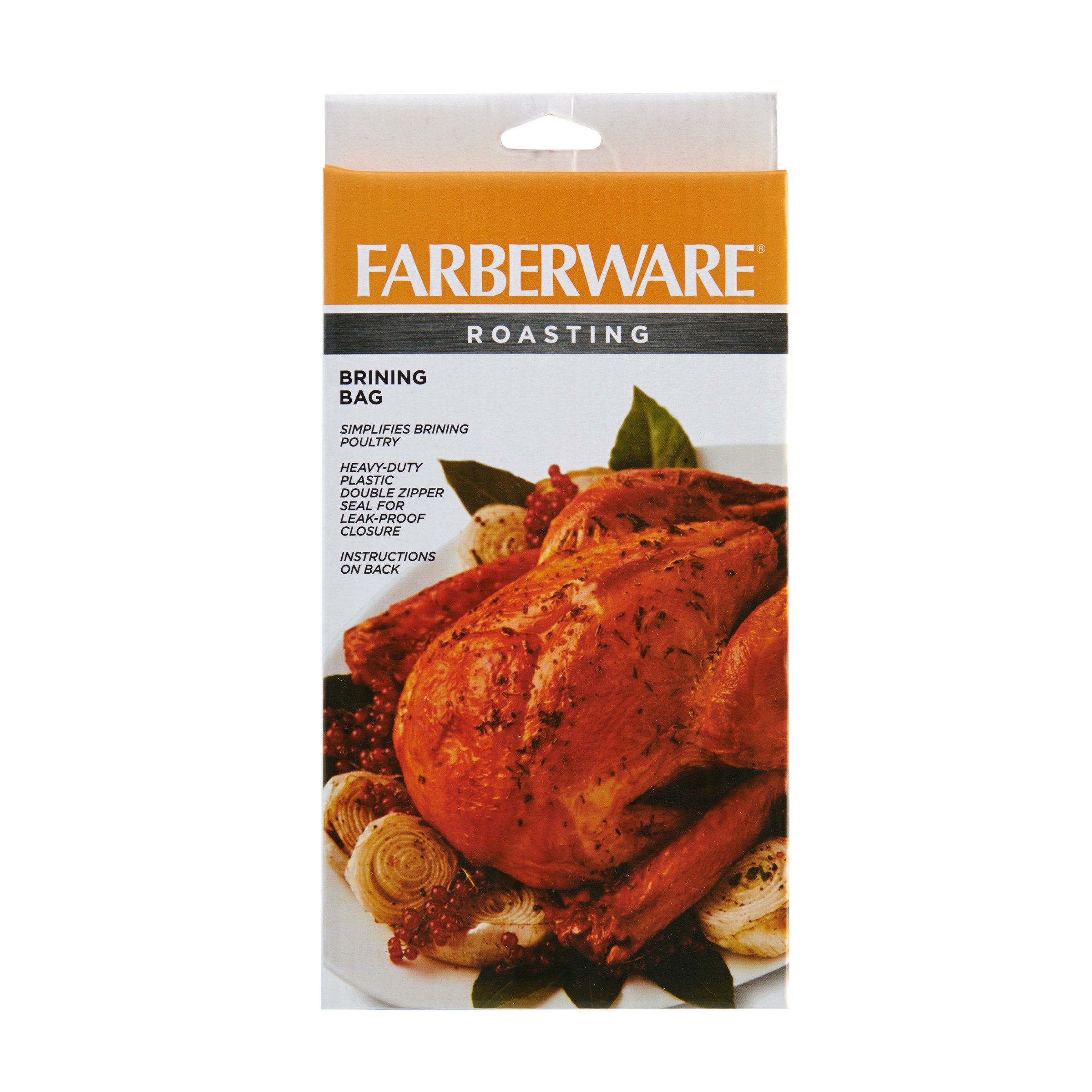 Farberware Classic Turkey Brining Bags - Large Clear Food-Grade Plastic Bags for Marinating, Soaking & Seasoning - Perfect for Thanksgiving, Holiday Cooking & Meal Prep