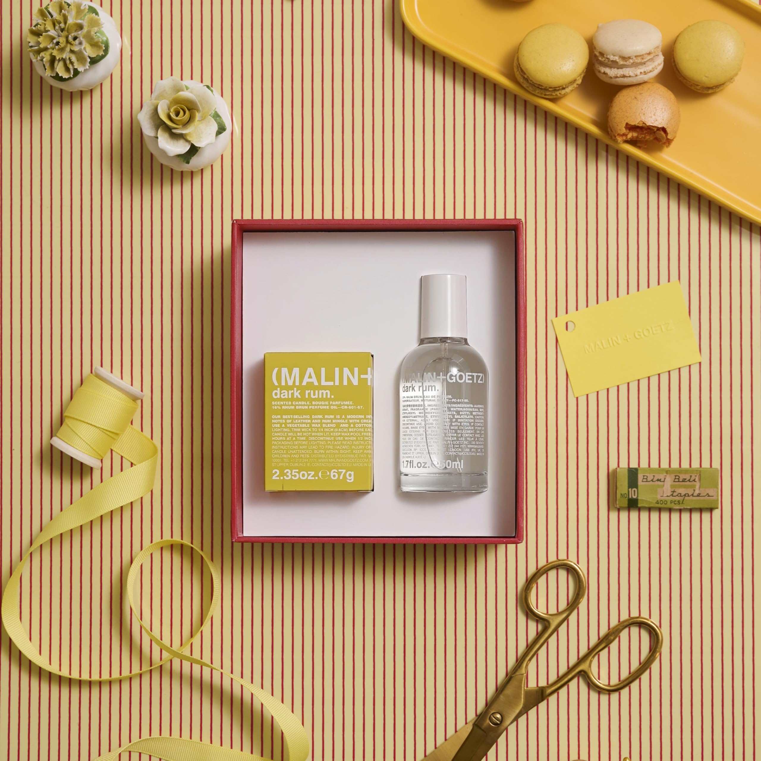 Malin + Goetz Sweet & Soft Fragrance Set - Perfume Oil & Candle Duo for Men & Women | Holiday Stocking Stuffer, Christmas & Birthday Gift Set | Perfect for Home Relaxation, Romantic Nights & Self-Care Moments
