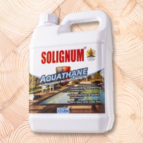 Solignum Aquathane Waterproof Wood Preservative - Protect Outdoor Furniture, Decks & Fences from Rot & Weather Damage | Ideal for Garden, Patio & DIY Wood Projects