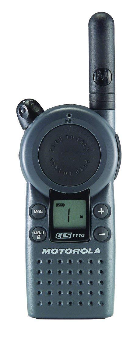 Motorola CLS1110 UHF Two-Way Business Radio - 5 Mile Range, 1-Channel (Renewed) - Ideal for Retail, Warehouses & Construction Sites