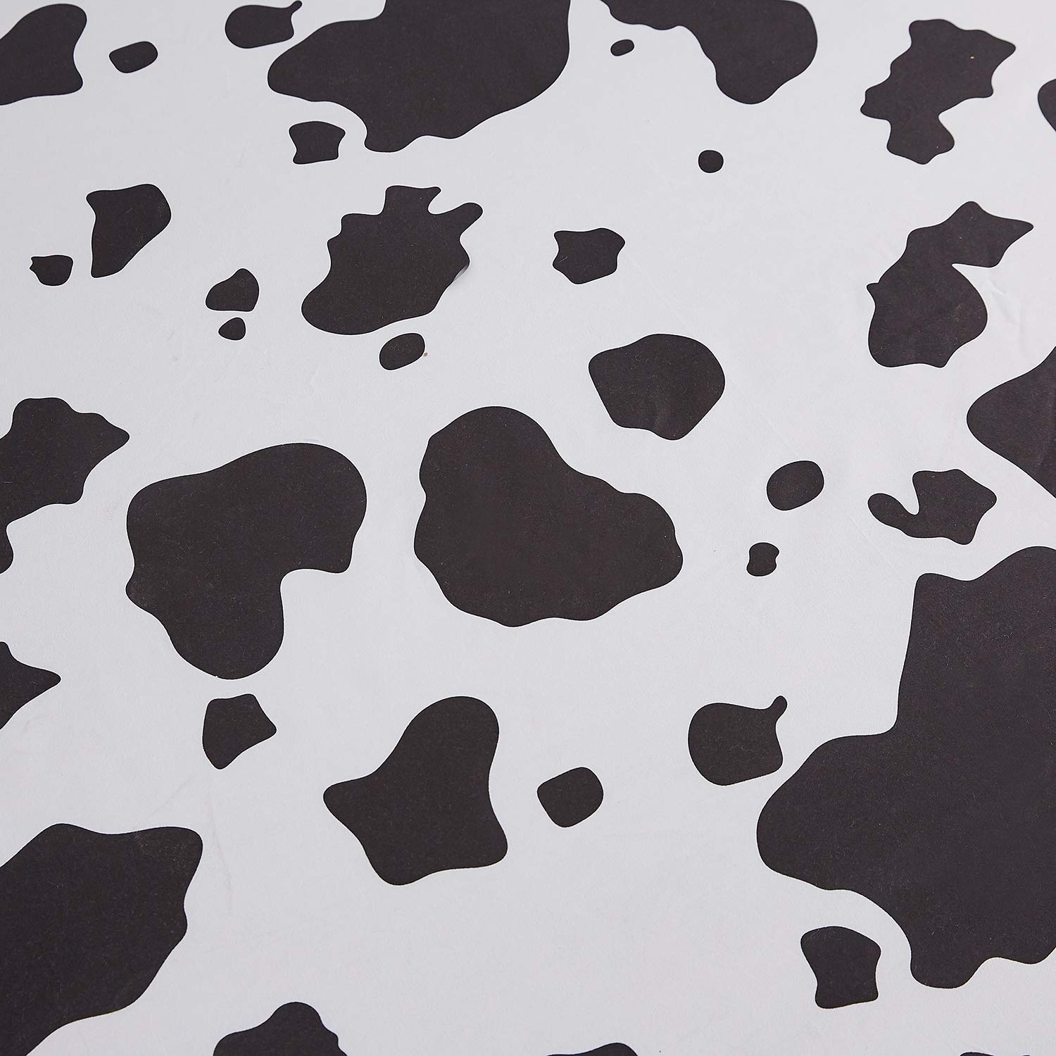 Mengersi Cow Print Microfiber Decorative Pillow Sham - Queen Size Farmhouse Home Decor for Living Room, Bedroom & Nursery