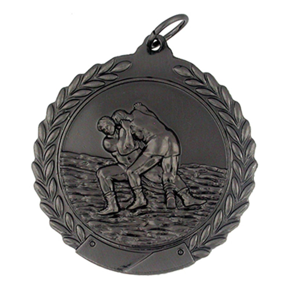 Custom Wrestling Medals for Awards - Single & Bulk Order Options - Perfect for Tournaments, Championships & Team Recognition