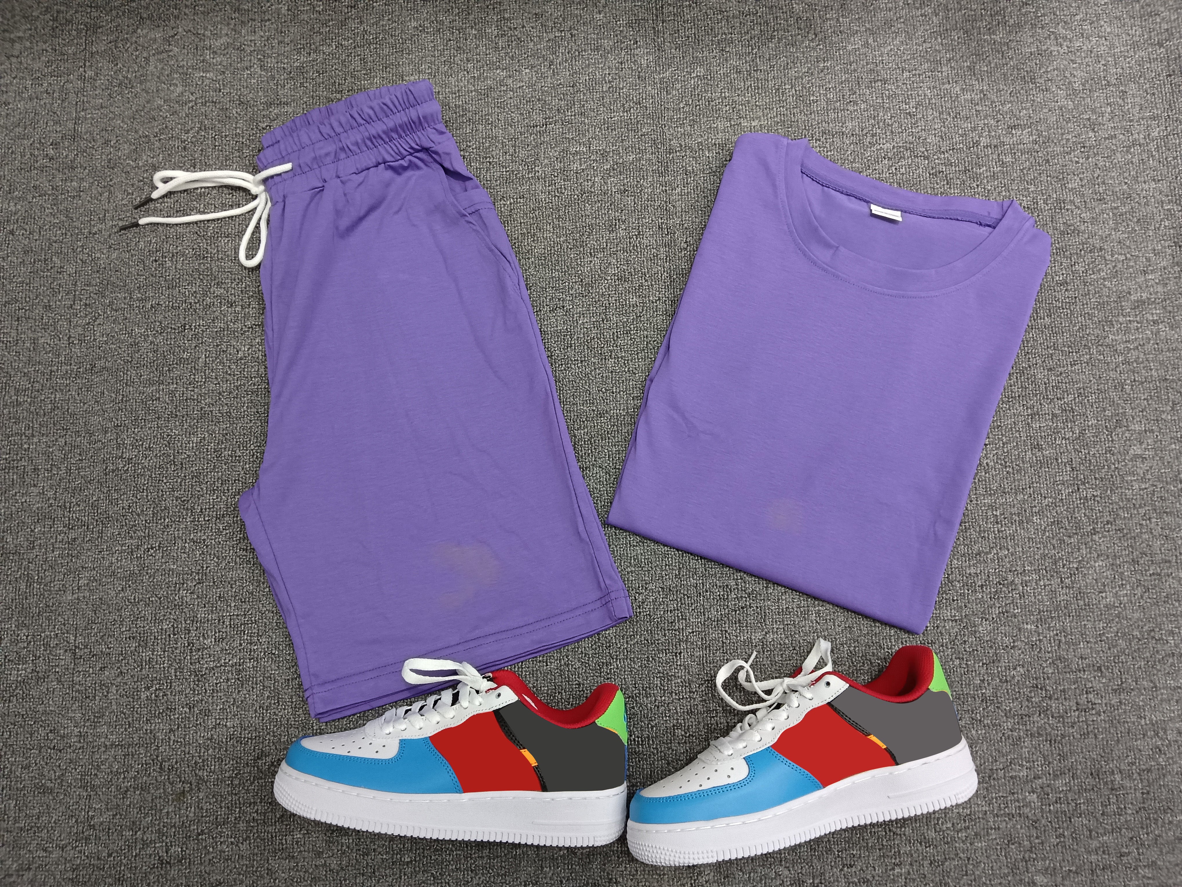 Men's Casual Short Sleeve T-Shirt & Athletic Shorts Set - Comfortable Summer Outfit for Gym, Running, Beach & Lounge Wear