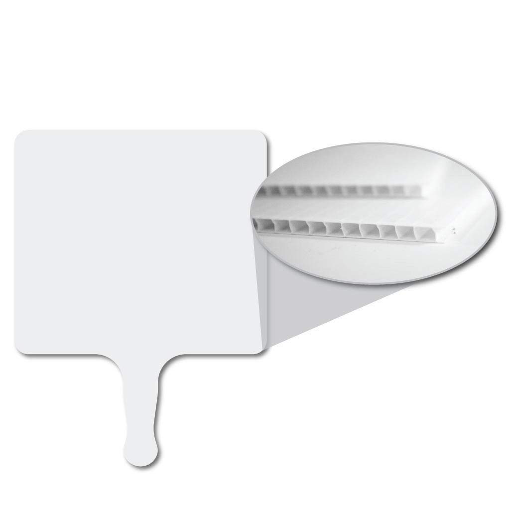 Custom Printed Church Fans - Personalized Handheld Waterproof Fans with Full Color Photo Print, 8x10.5 Inches, One Sided (108 Pack) - Perfect for Weddings, Baptisms, Church Events & Outdoor Gatherings