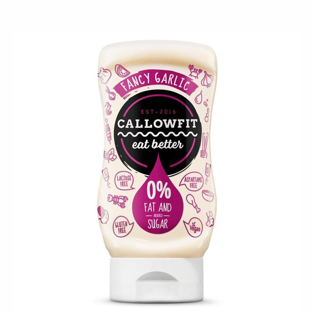 Callowfit Premium Garlic Sauce - Rich & Flavorful Gourmet Condiment for Cooking, Dipping & Marinades - Perfect for Pasta, Pizza, Grilled Meats & Asian Dishes