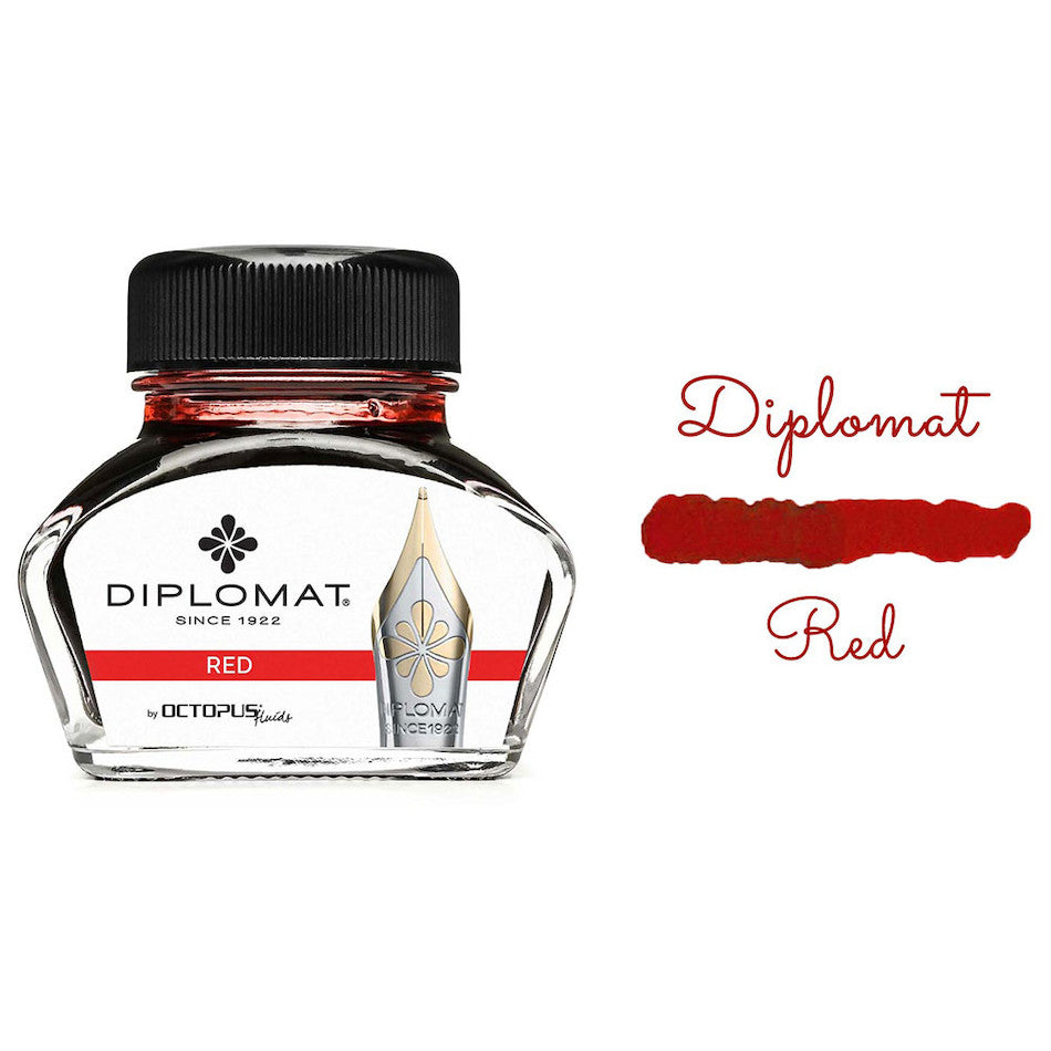 Premium Diplomat Octopus Fountain Pen Ink - 30ml Bottle for Smooth Writing & Calligraphy - Ideal for Professionals, Students & Art Enthusiasts