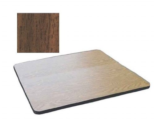 Correll Ct36S-01 Walnut Cafe & Breakroom Tables with Durable Tops - Perfect for Restaurants, Offices & Commercial Spaces