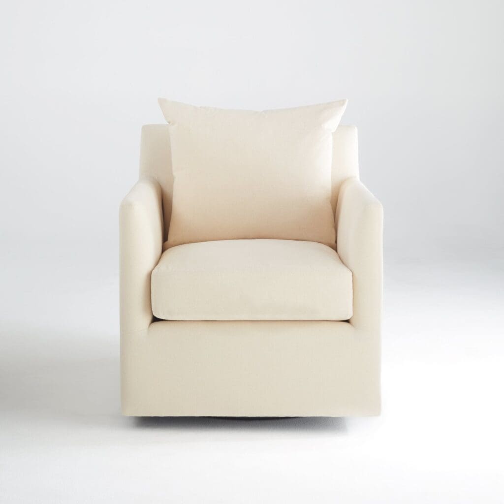 Cyan Design 11453 Sovente Chair - White and Cream Upholstered Accent Chair for Living Room, Bedroom & Office Decor