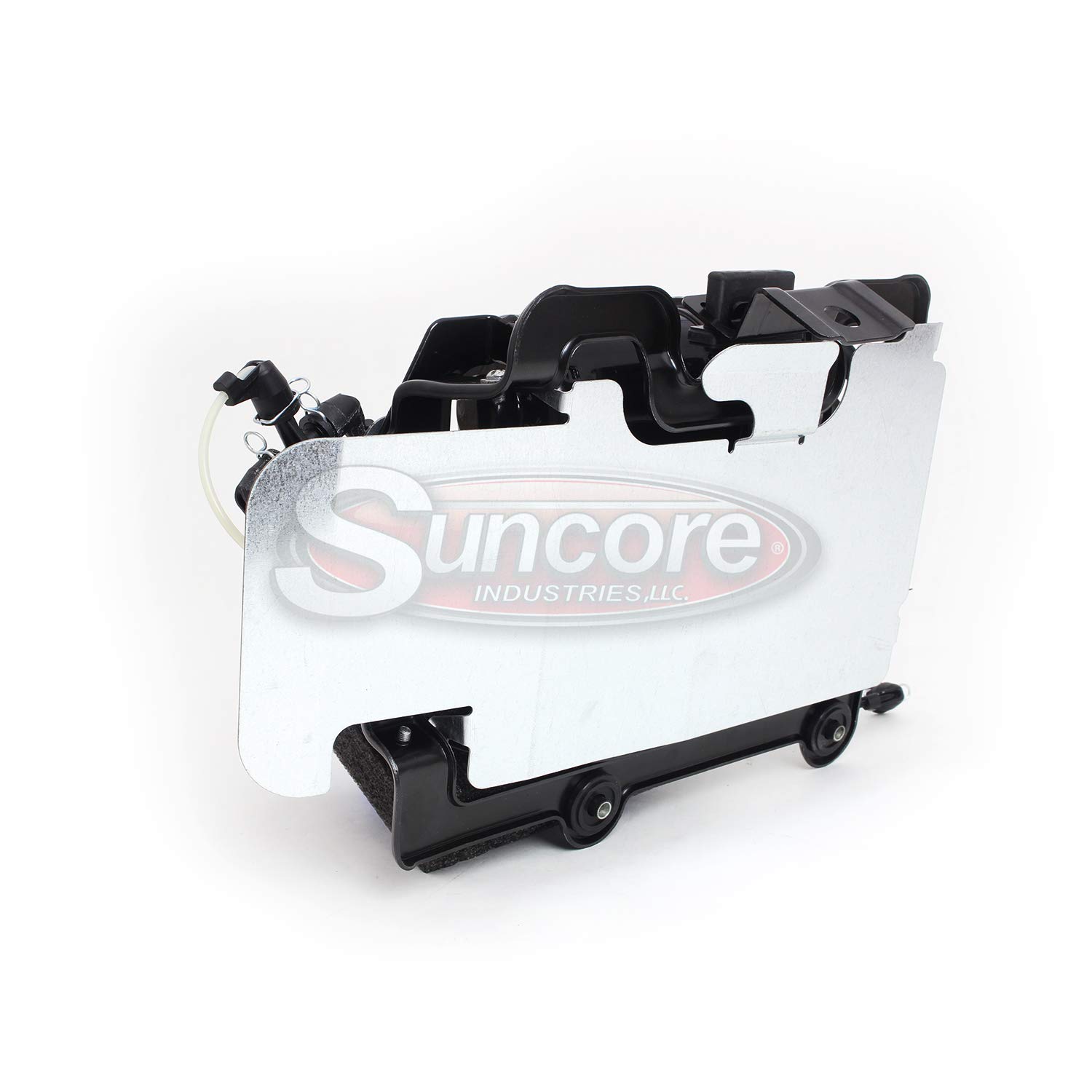SUNCORE Air Ride Suspension Self Leveling Air Compressor Pump with Mounting Bracket - Replacement for 2004-2009 Cadillac SRX - Perfect for Smooth Rides & Off-Road Adventures