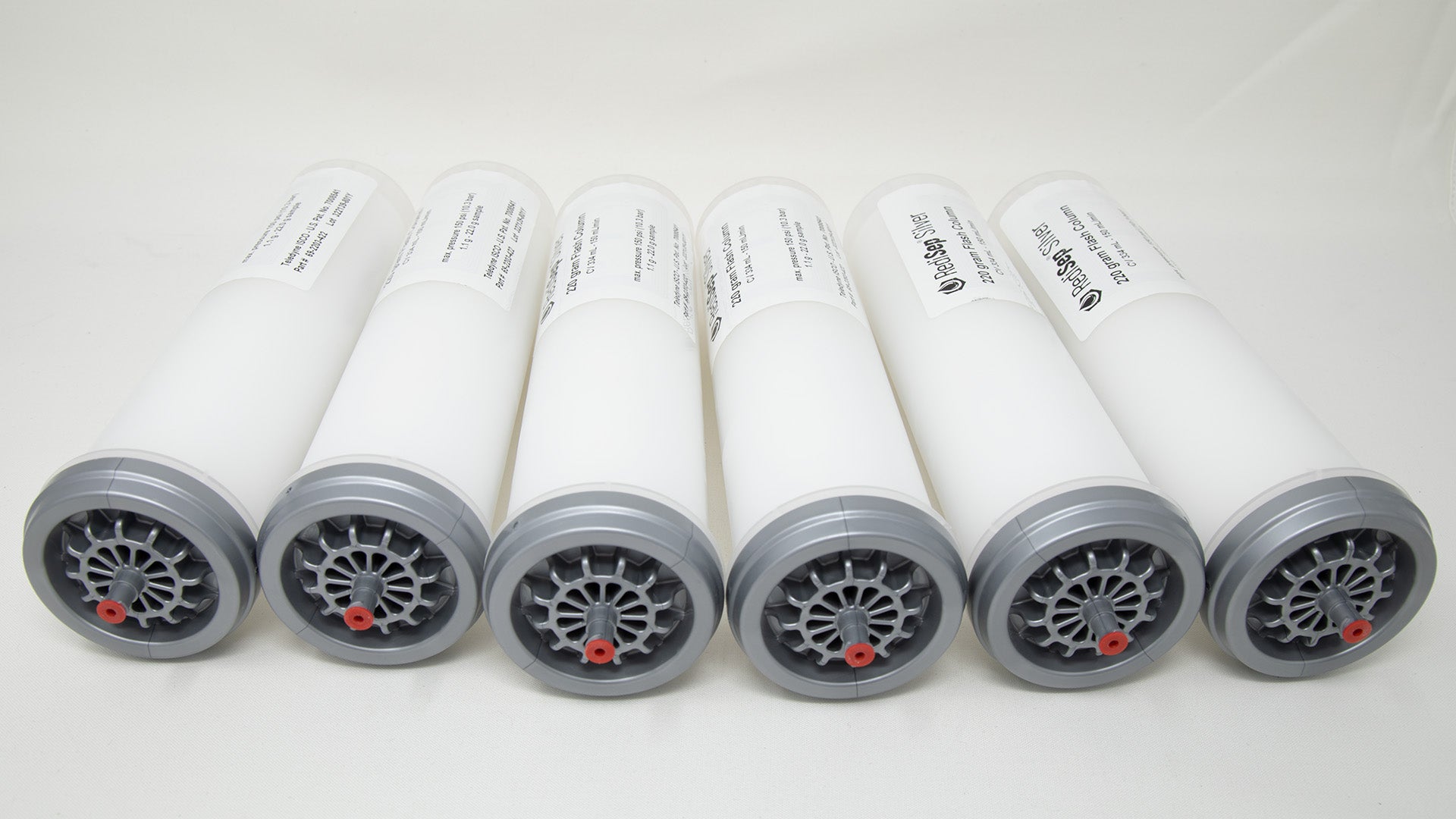 RediSep® Silver Silica Gel Disposable Flash Columns (220 Gram) - Pack of 6 | High-Purity Chromatography for Organic Synthesis & Chemical Purification | Lab Equipment for Research & Pharmaceutical Applications
