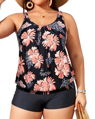 Black Orange Floral