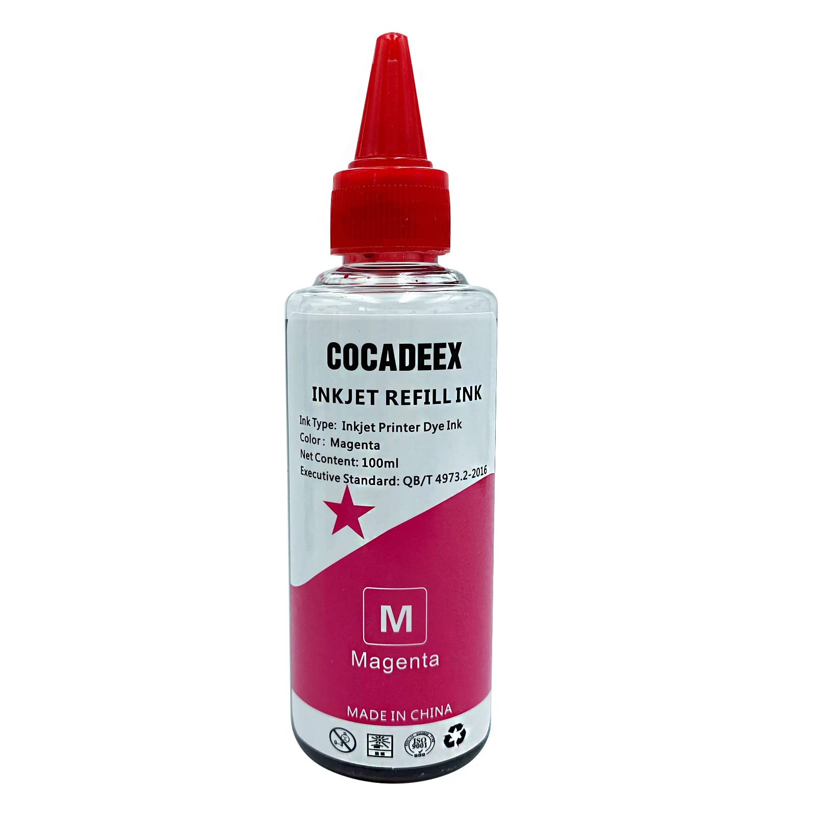 COCADEEX Refill Dye Ink Bottle - Compatible with HP 307 & 305XL Ink Cartridges - Works with ENVY 6010 6020 6030 Pro 6420 6430 Printers - Ideal for Home Office Printing & Document Projects