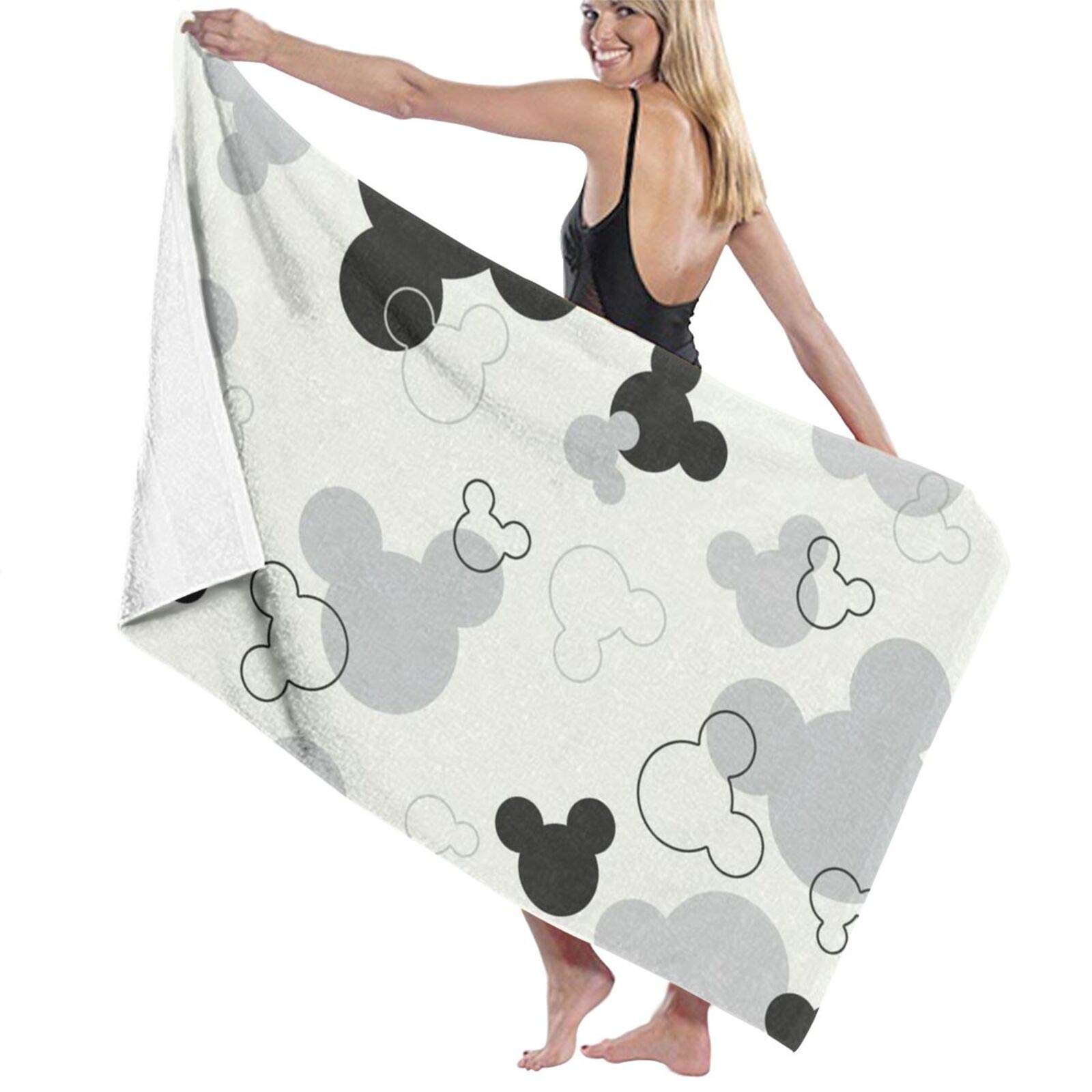 Microfiber Beach Towels for Adults & Kids - Super Absorbent, Quick-Drying Large Bath Towels for Swimming, Travel, Camping, Yoga - Cartoon Design (Style 3) - Perfect for Beach Days, Pool Parties & Outdoor Activities