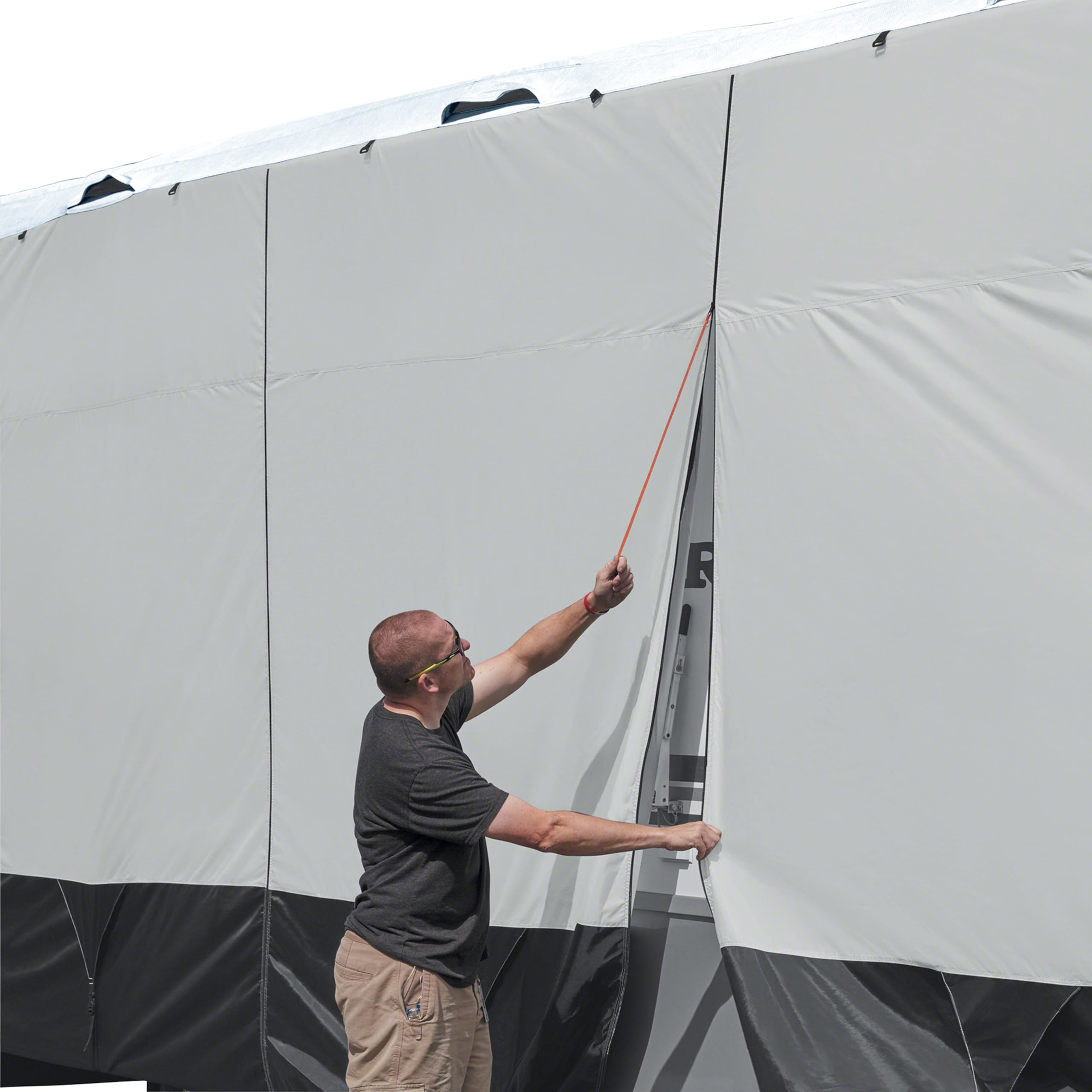 Waterproof Travel Trailer Cover 24'-27' - SkyShield™ for RV & Camping Protection