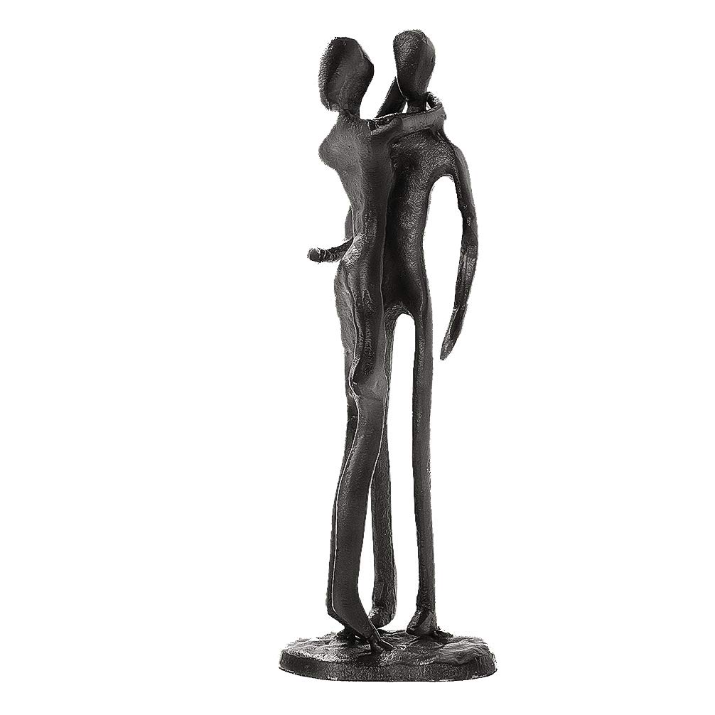 DreamsEden Romantic Couple Hug Sculpture - Cast Iron Anniversary & Valentine's Day Gift for Her/Him, Boyfriend, Girlfriend, Husband, Wife - Perfect for Home Decor, Wedding Gift & Romantic Surprises
