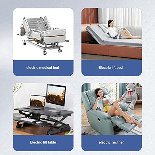 6 Button Remote Hand Control with 8 Pin Plug - Electric Push Rod Controller for Adjustable Beds, Recliners & Sofas | Perfect for Home Healthcare and Relaxation