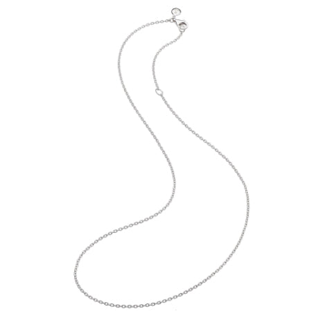 18 Inch Medium Signature Cable Chain Necklace for Women - Elegant Layered Necklace for Everyday Wear, Date Night & Special Occasions