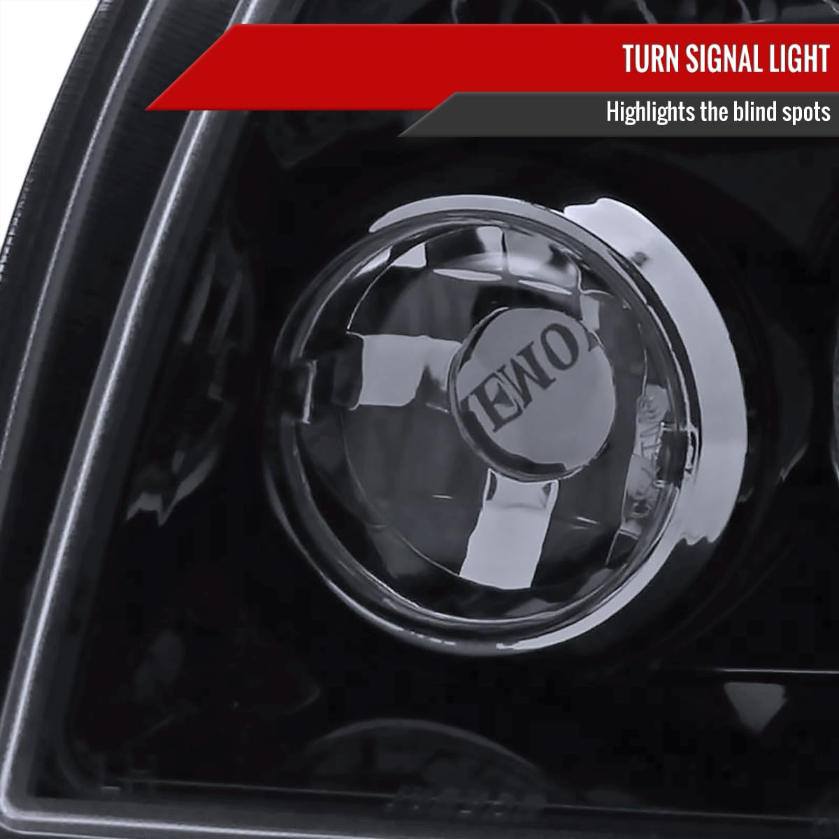 2005-2007 Dodge Magnum Glossy Black Smoke LED Halo Projector Headlights - Pair | High Performance Replacement Headlights for Night Driving & Custom Car Styling