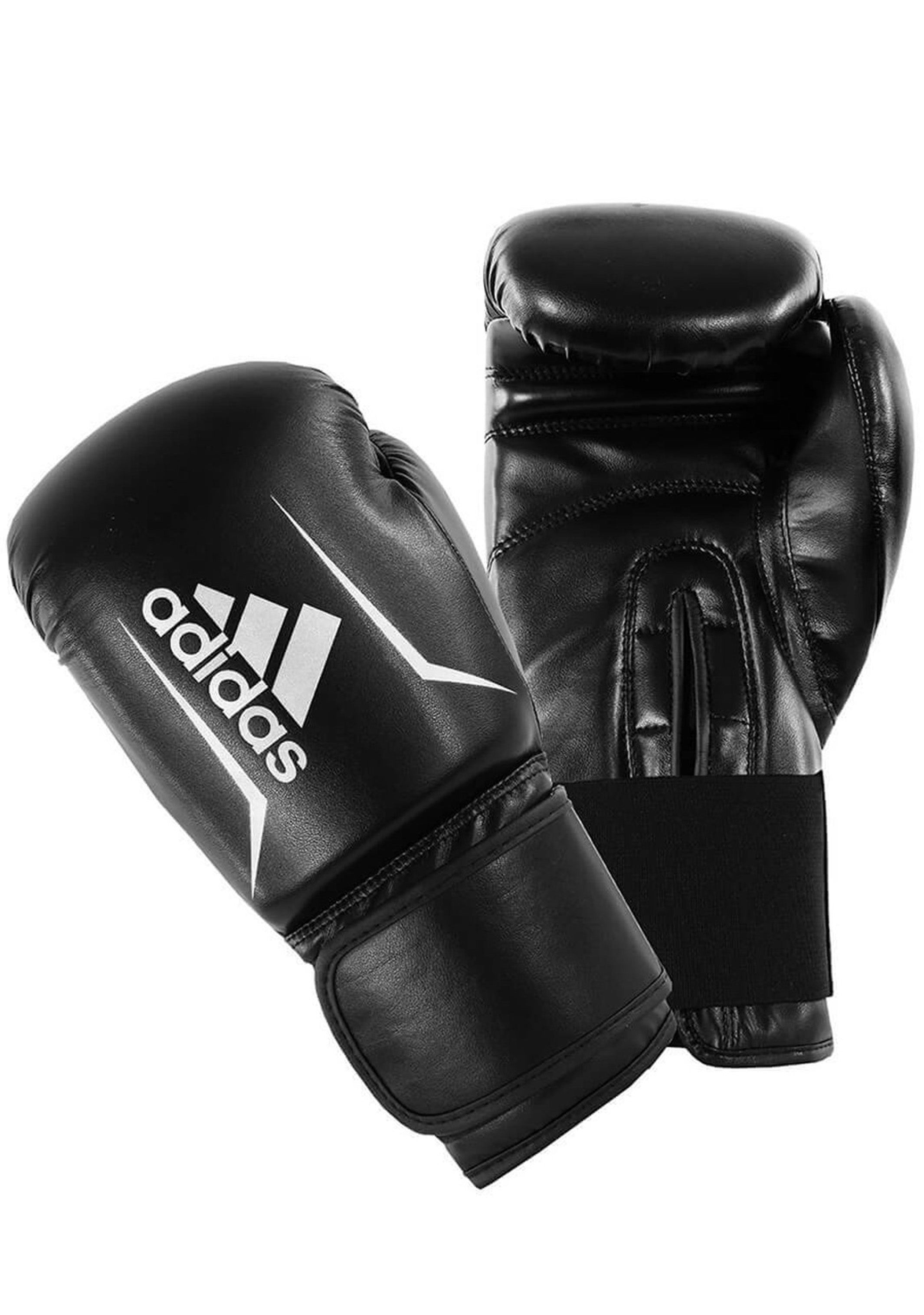 Adidas Speed 50 Boxing Gloves - 16oz Black - Professional Training & Sparring Gear for Boxing, MMA & Kickboxing