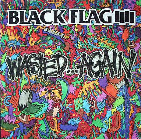 Black Flag Wasted Again T-Shirt - Punk Rock Band Merchandise for Concerts & Casual Wear