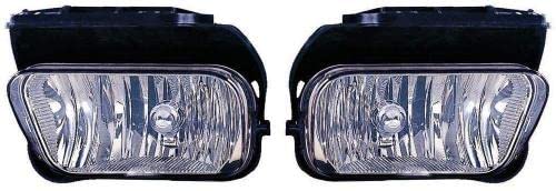 Go-Parts - CAPA Certified Pair of Fog Lights for 2002-2006 Chevy Avalanche 2500 - Left & Right Side Replacement (GM2592127C, GM2593127C) - Perfect for Night Driving & Off-Road Adventures