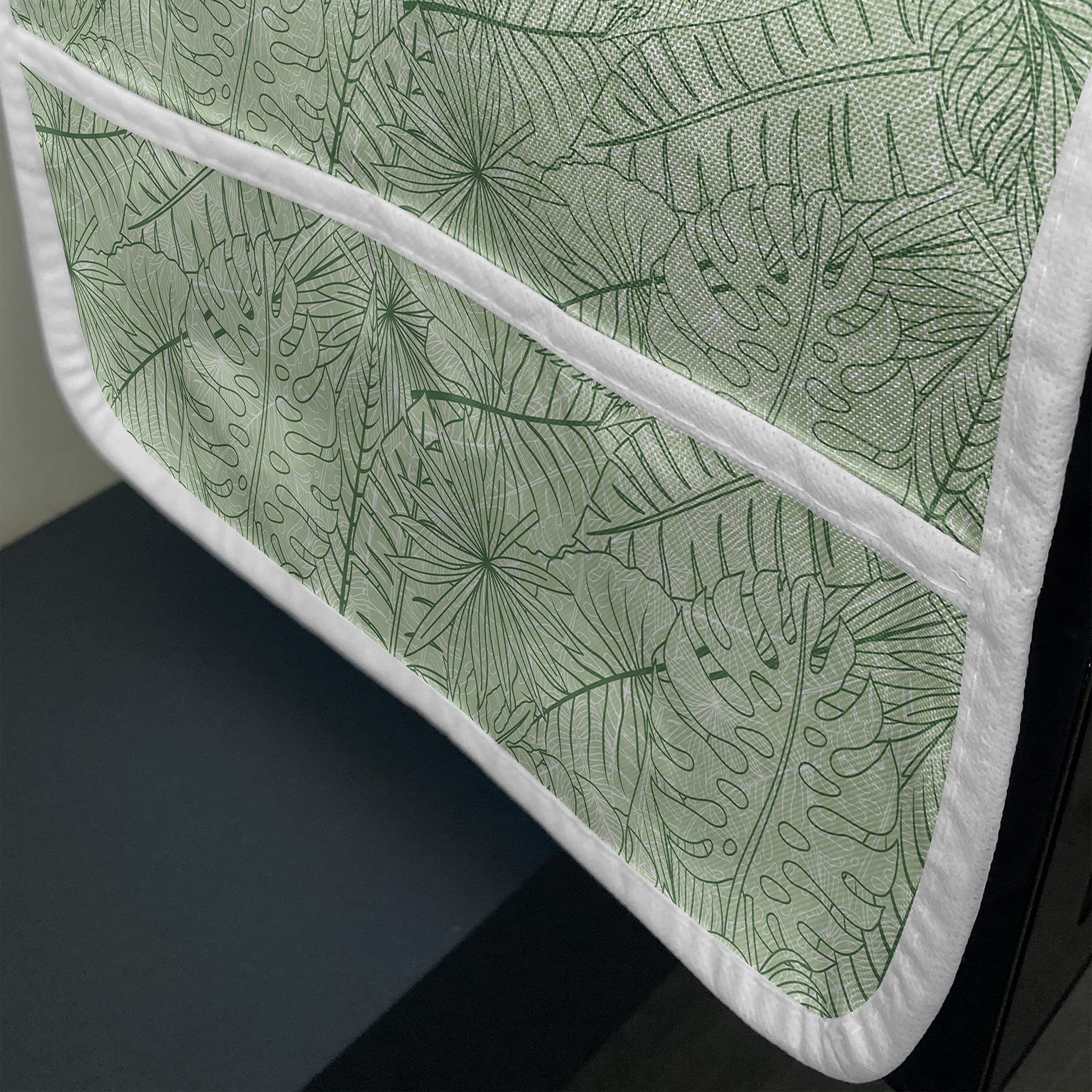 Ambesonne Microwave Cover - Water Resistant Kitchen Organizer with Pockets, 36