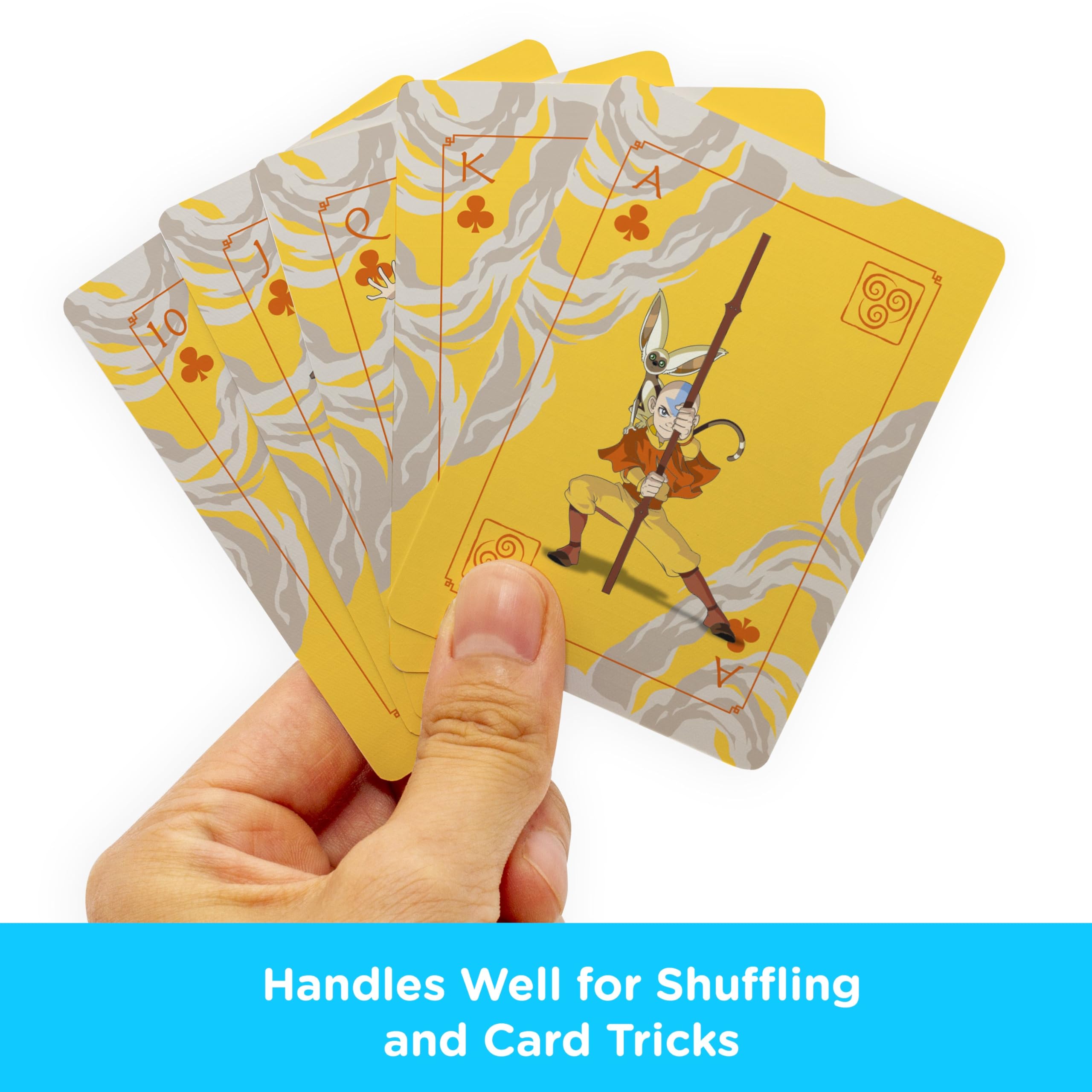 AQUARIUS Avatar Playing Cards - Official Avatar: The Last Airbender Themed Deck for Poker, Magic Tricks & Card Games - Collectible Merchandise for Fans & Game Nights