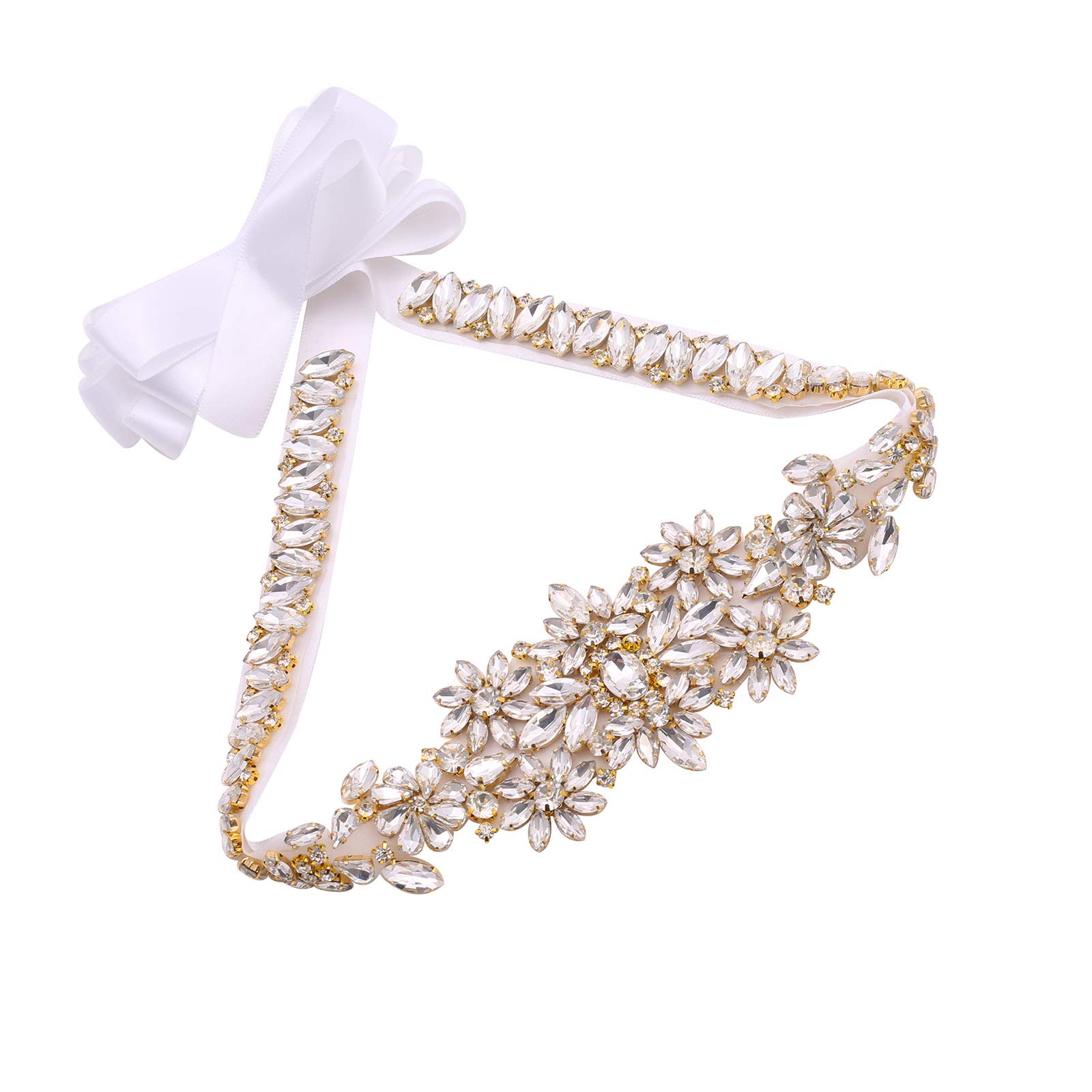 Sparkling Rhinestone Wedding Sash Belt for Women - Crystal Bridal Belt for Party, Prom & Evening Dresses | Perfect for Bridal Showers, Weddings & Formal Events