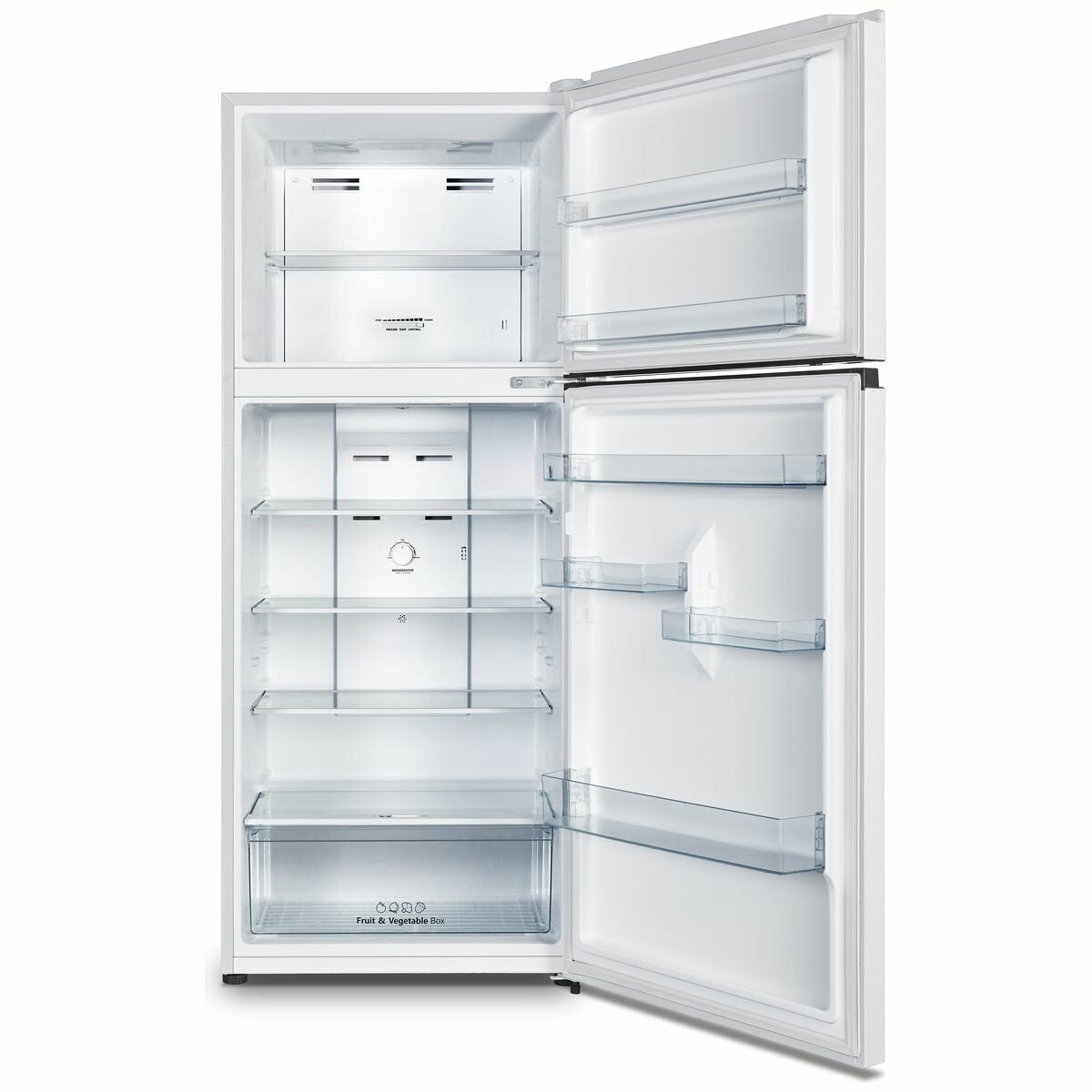 Hisense 424L Top Mount White Refrigerator - Energy Efficient 4-Door Fridge with Adjustable Shelves & Large Freezer - Perfect for Kitchens, Apartments & Small Families