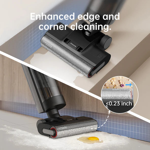 Dreame H12 Pro Cordless Wet Dry Vacuum Cleaner and Mop Combo - Powerful 2-in-1 Cleaning for Hardwood Floors, Tile, Carpet | Perfect for Home, Office, Pet Hair Removal