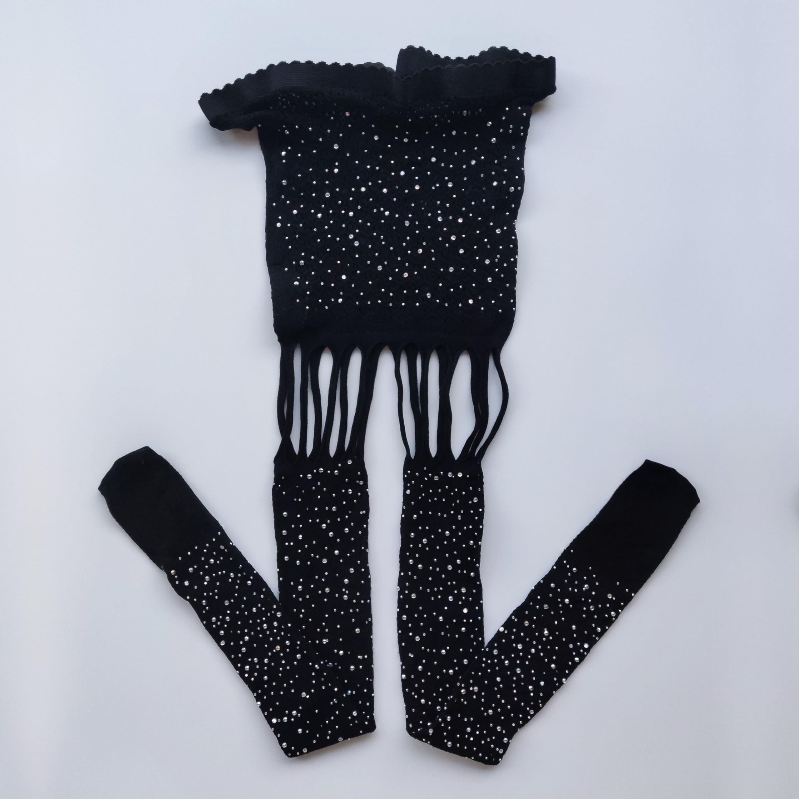 Sparkle Rhinestone Stockings for Women - Sexy Crystal Embellished Fishnet Tights & Pantyhose | Perfect for Party, Cosplay, and Night Out Outfits