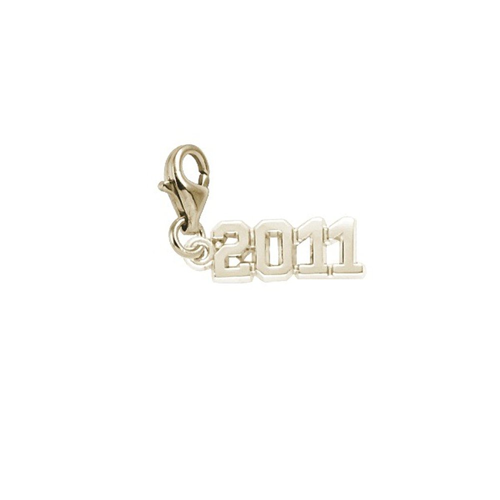 2011 Lobster Claw Clasp Charm - Silver Tone Jewelry Findings for DIY Bracelets & Necklaces - Perfect for Jewelry Making, Crafting, and Personalized Gifts