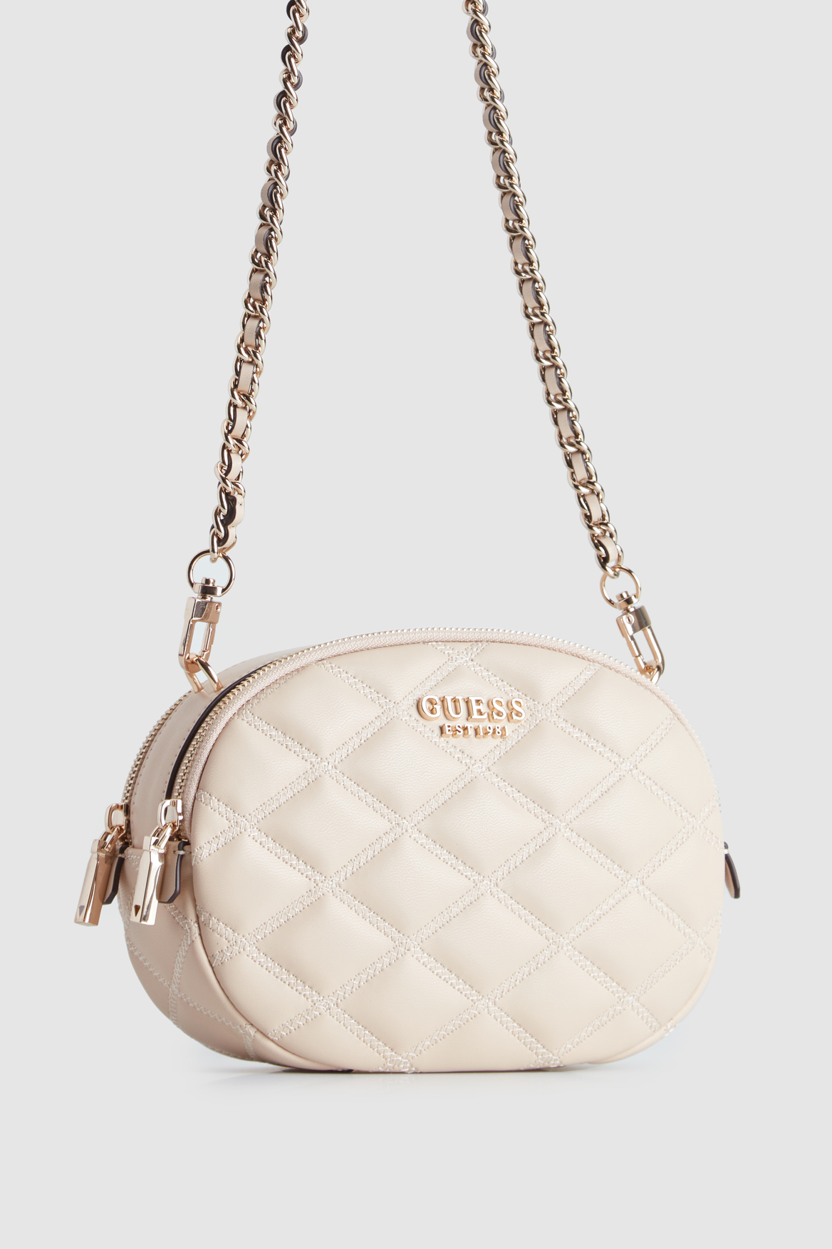 Tamsin Double Zip Crossbody Bag for Women - Stylish Leather Shoulder Purse with Adjustable Strap, Perfect for Travel, Work & Everyday Use