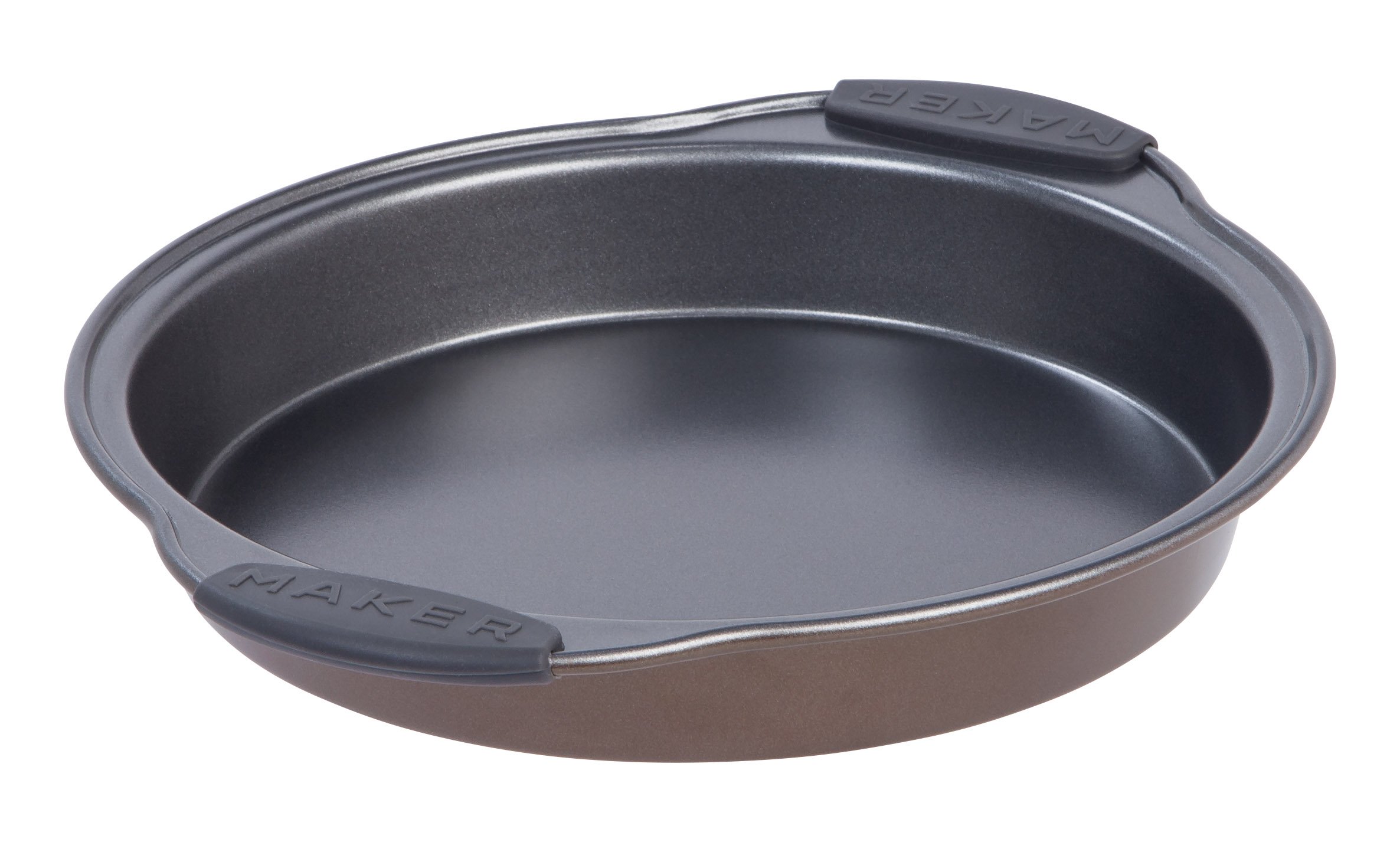 MAKER Homeware 9 Inch Round Cake Pan - Non-Stick Baking Pan for Perfect Cakes, Pies & Desserts | Ideal for Birthday Parties, Wedding Cakes & Home Baking