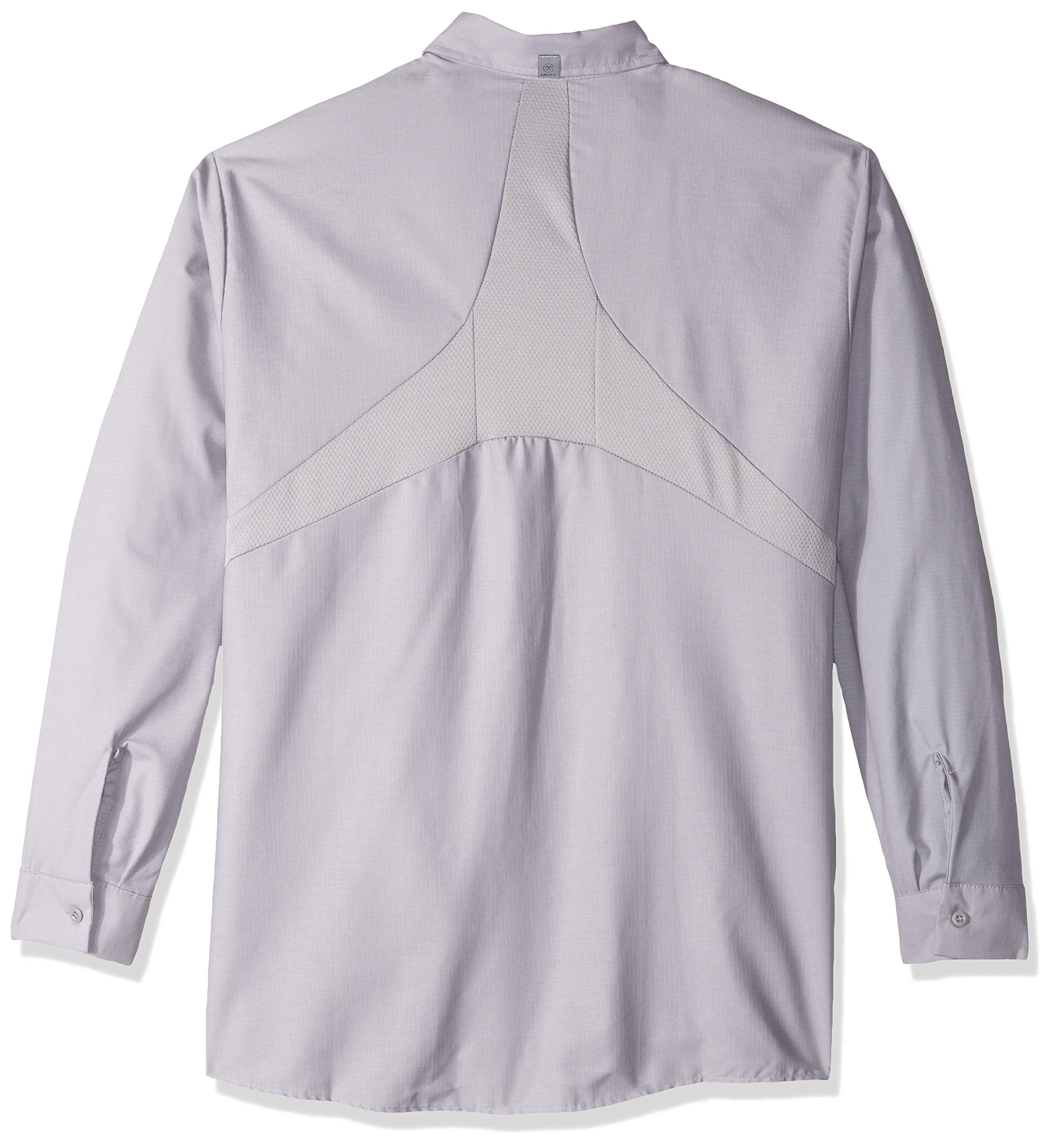 Red Kap Men's Long Sleeve Work Shirt with Mimix - Durable Cotton Blend Button Down for Construction, Mechanics & Industrial Work - Comfortable Professional Uniform Shirt for Tough Jobs