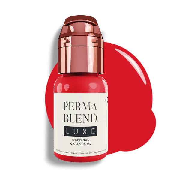 Perma Blend Luxe Cardinal Pigment - Professional Tattoo Ink for Vibrant Body Art | Perfect for Tattoo Artists & Permanent Makeup | Home & Studio Use
