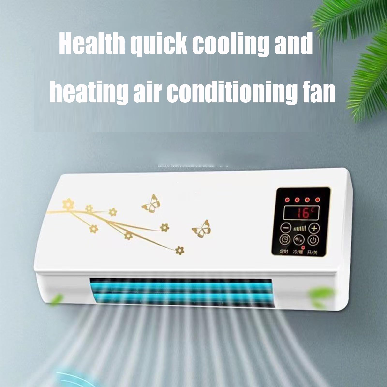 Temprair Portable Air Conditioner - 8000 BTU Wall Mounted Cooling & Heating Unit with 8-Hour Smart Timer | Perfect for Bedrooms, Home Offices & Small Spaces