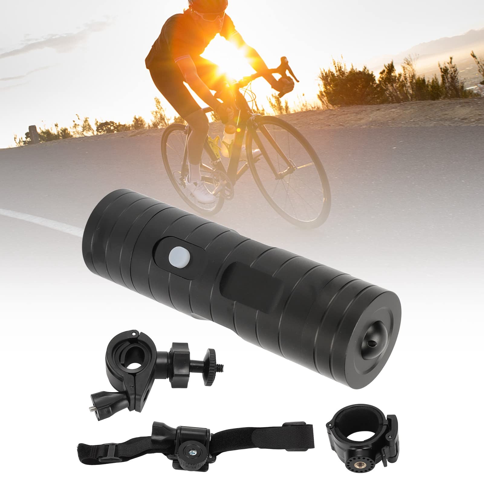 1080P Helmet Camera with Built-in Microphone, Full HD Motorcycle DVR, 170° Wide Angle, 900mAh Battery, Supports up to 128GB - Perfect for Cycling, Skiing, Diving & Action Sports Adventures